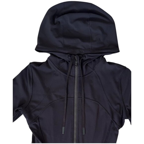 Lululemon Hooded Define Jacket Black Nulu Slim Fit Zip Up Size 6 - Picture 4 of 12